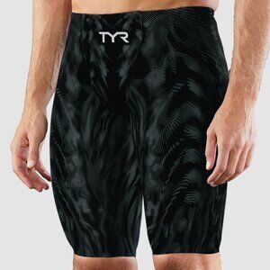 TYR Venzo Black High Waisted Jammer Size 27